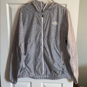 The North Face hooded wind breaker